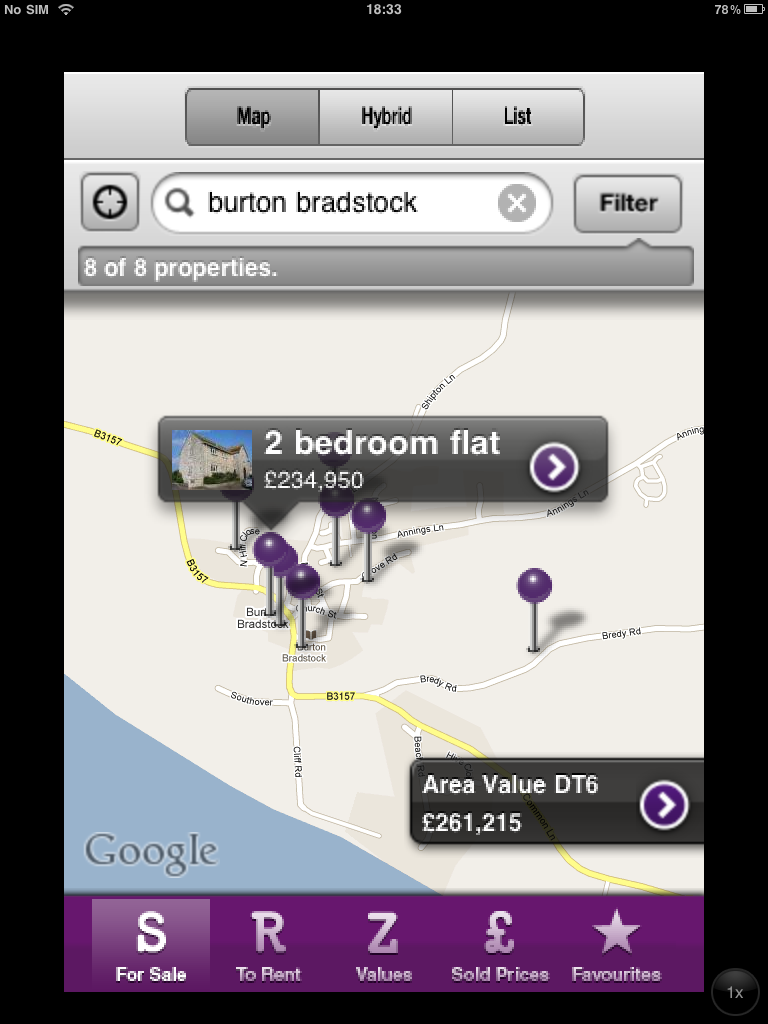 Zoopla Property App on the iPad House Critic